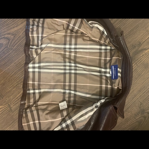 Burberry limited edition leather jacket lambskin size 2-4 biker - Picture 8 of 9